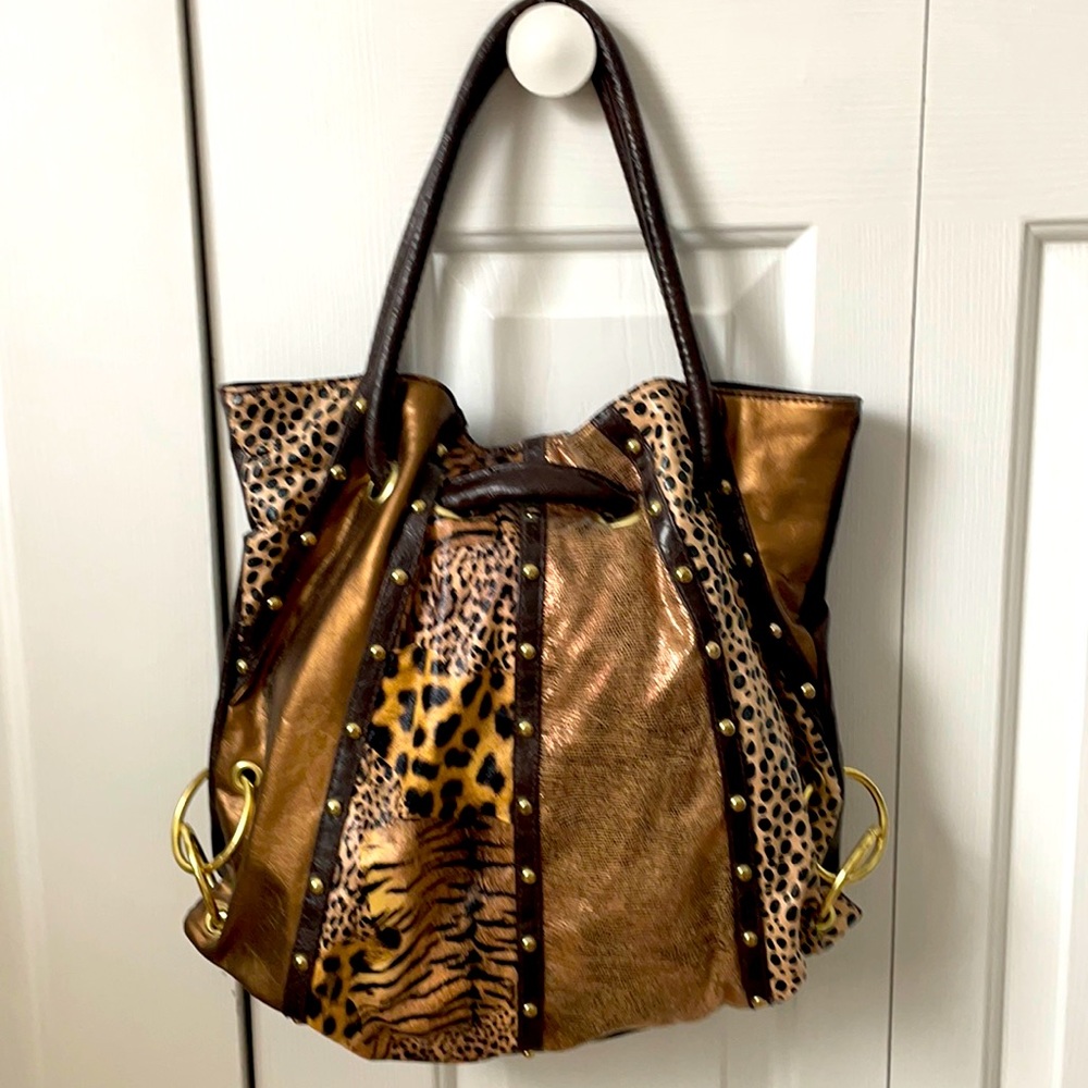 LARGE ANIMAL PRINT BAG